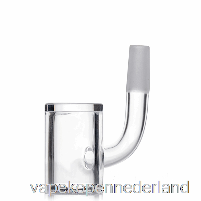 Vape Nederland Mj Arsenaal 10mm Premium Quartz Grote Emmer Banger Zilver - Half Gelast